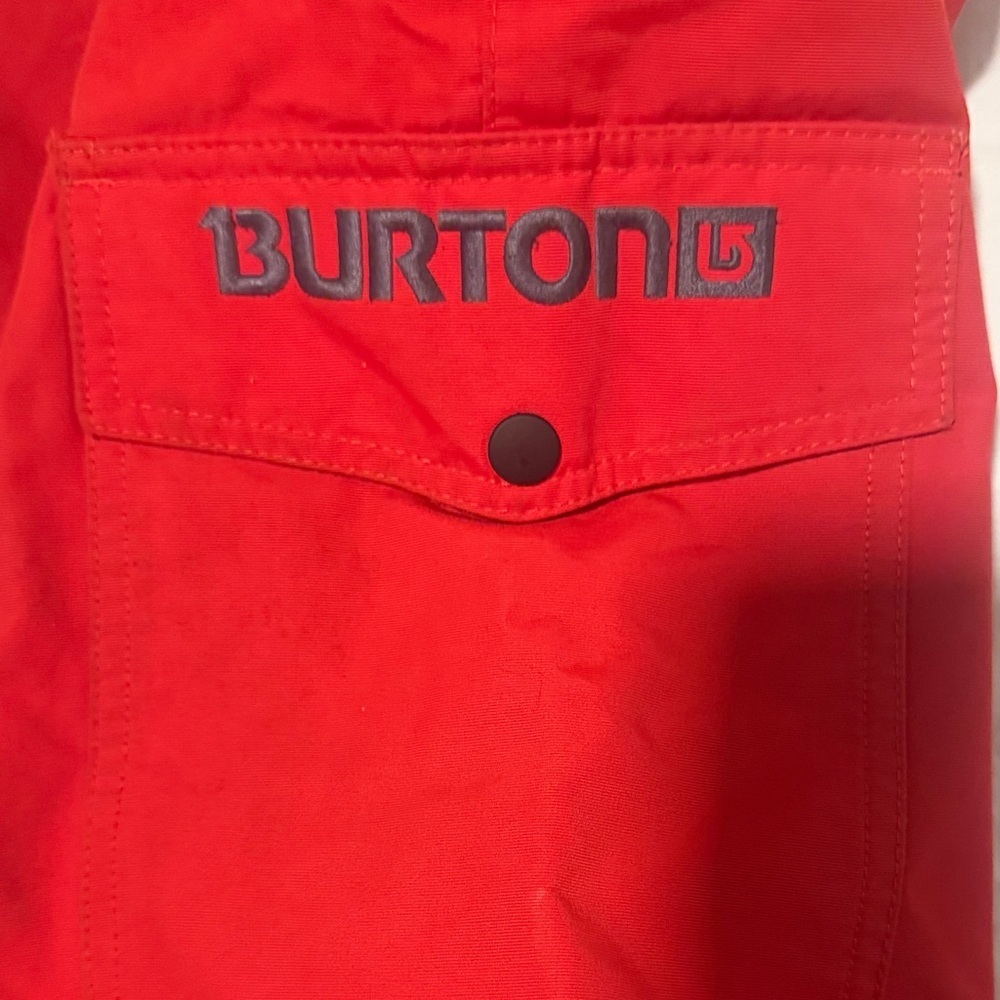 Burton Kids Bright Red Snow Pants - Picture 4 of 4